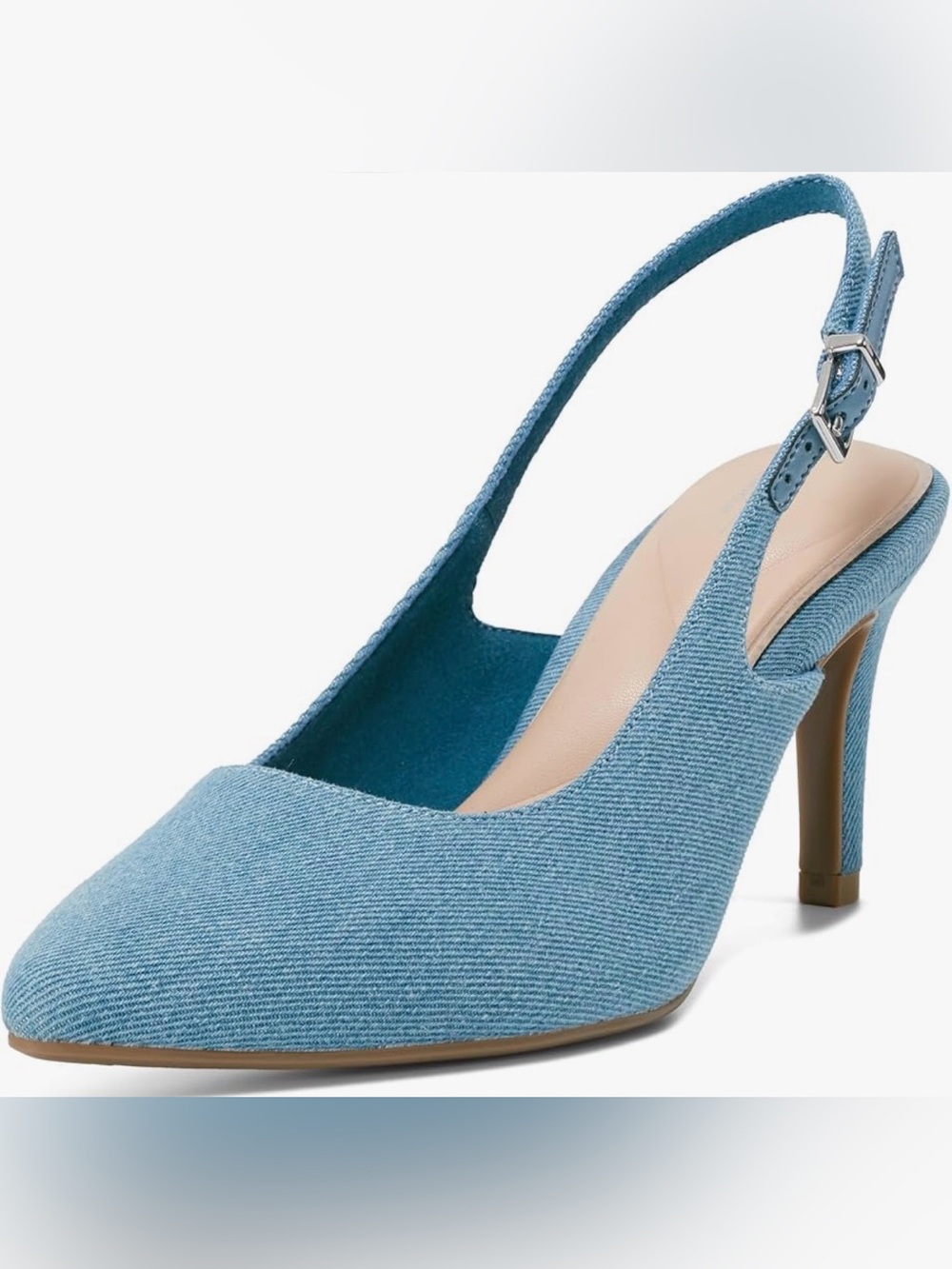 Rockport Women's Jolie Stiletto Heel Denim Blue Size 9 M Pointed Toe